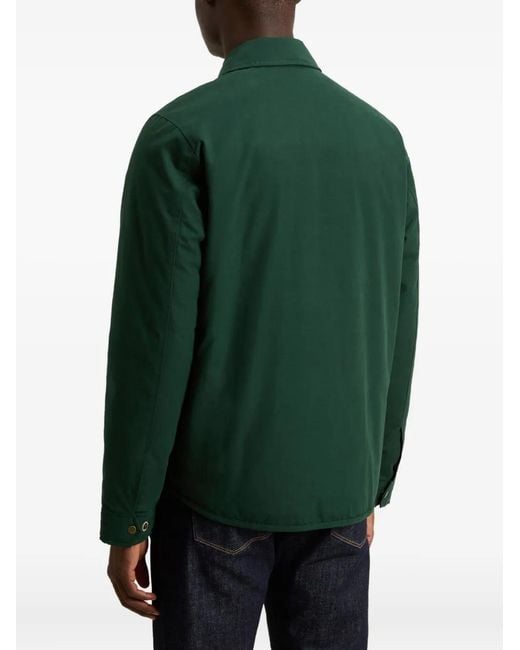 Woolrich メンズ グリーン フラップポケット ジャケット