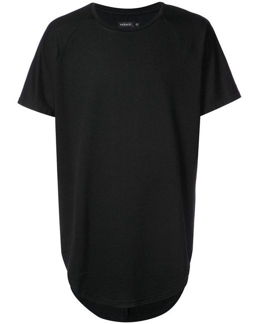 Vitaly Black Loose Fit T-shirt for men