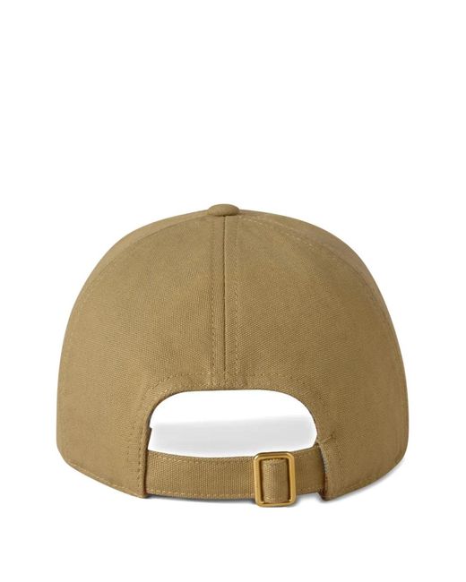 Mulberry Natural Logo-Embroidery Baseball Cap
