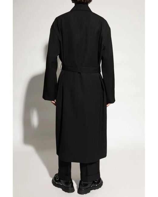 Jil Sander Wollen Jas in het Black voor heren