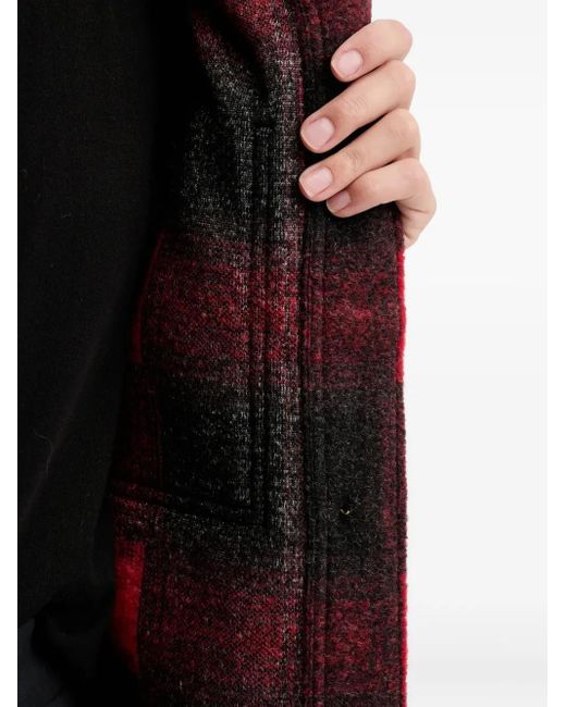 Columbia Red Wildest Venture Check-Pattern Jacket