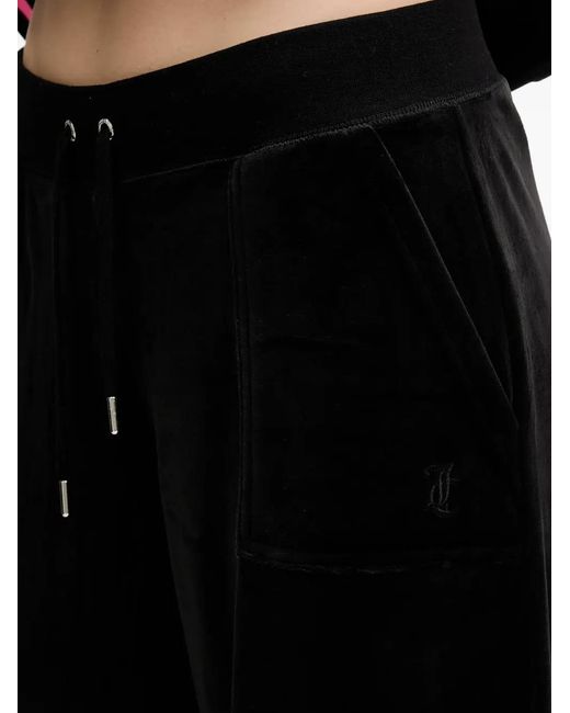 Juicy Couture Black Drawstring-Fastening Track Pa