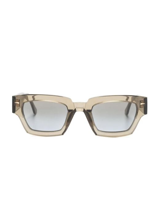 Ahlem Gray Geometric-Frame Sunglasses