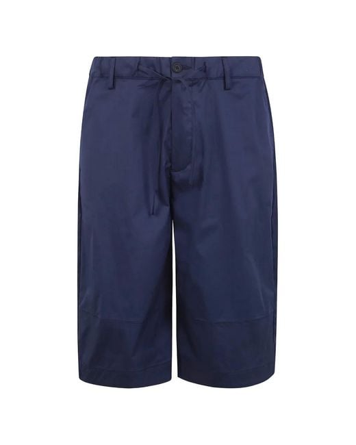 Woc Blue Drawstring-Fastening Shorts for men