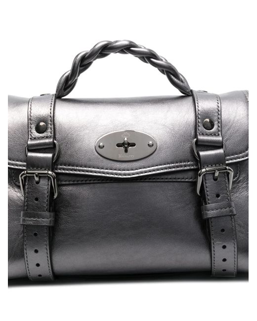 Mulberry Gray Mini Alexa Tote Bag