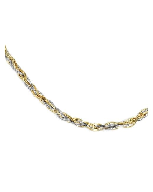 Desmo Metallic Weave Necklace