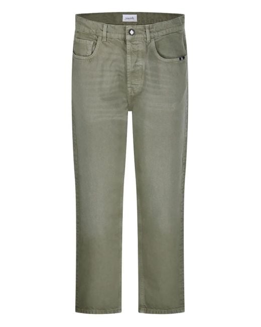 AMISH Green Straight-Leg Jeans for men