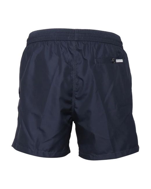 Ballantyne Blue Drawstring Swim Shorts for men