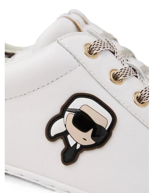 Karl Lagerfeld White Ikon Nft Kapri Sneakers