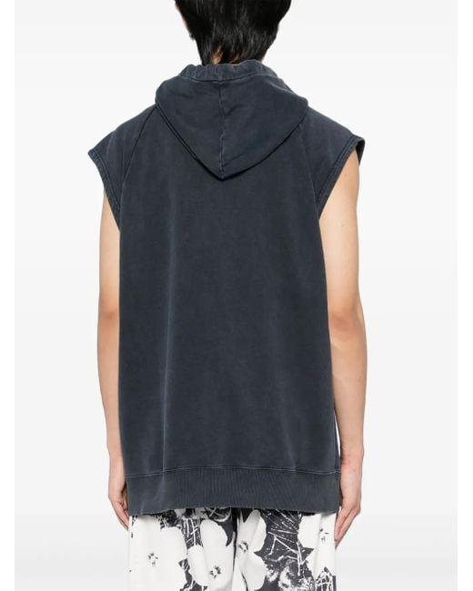 メンズ Etudes Studio ノースリーブ パーカー Black