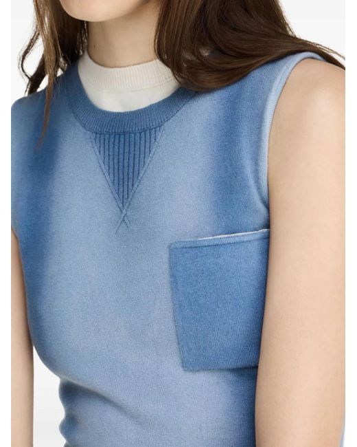 J.W. Anderson Blue Knitted Mini Dress