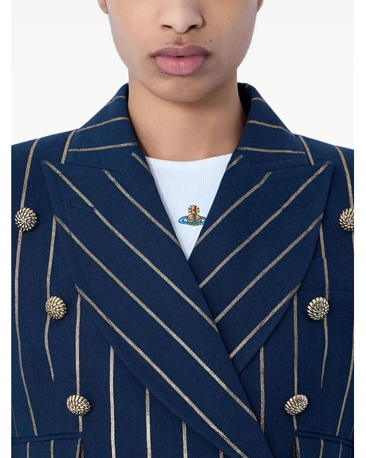 Vivienne Westwood Blue Striped Blazer