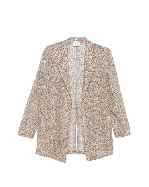 Alysi Natural Printed Jacket