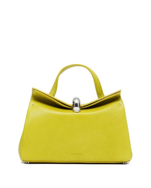 Jacquemus Yellow The Small Valérie Tote Bag