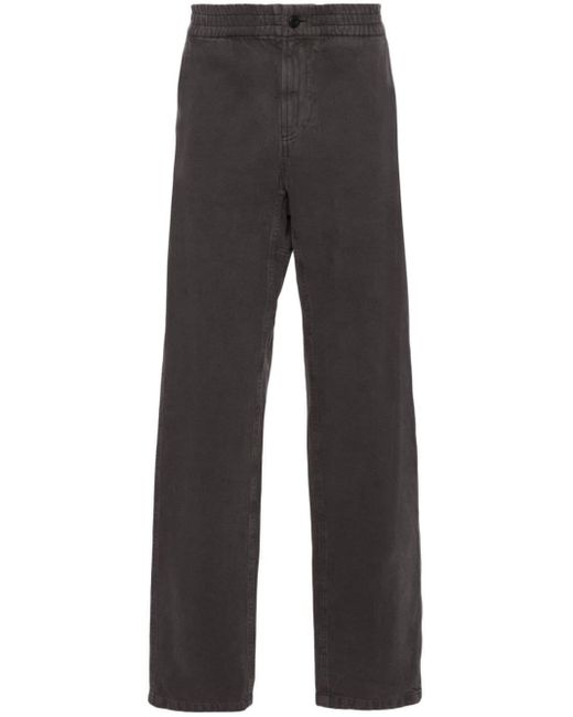 A.P.C. Gray Chuck Straight-leg Trousers for men