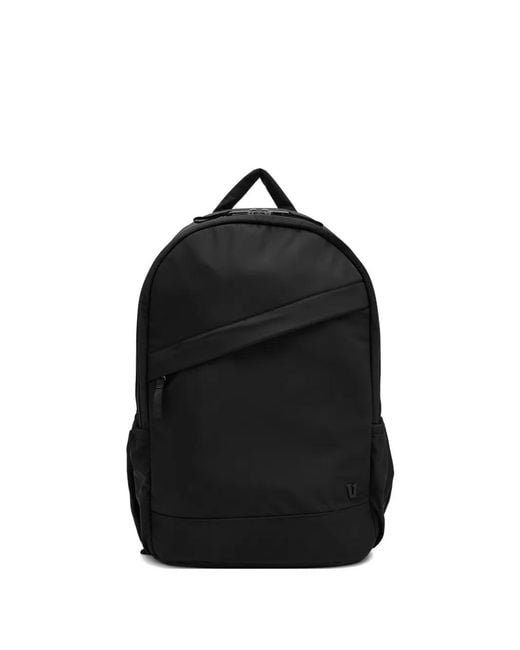 vuori Black Wanderer Rucksack Mit Logo-Patch