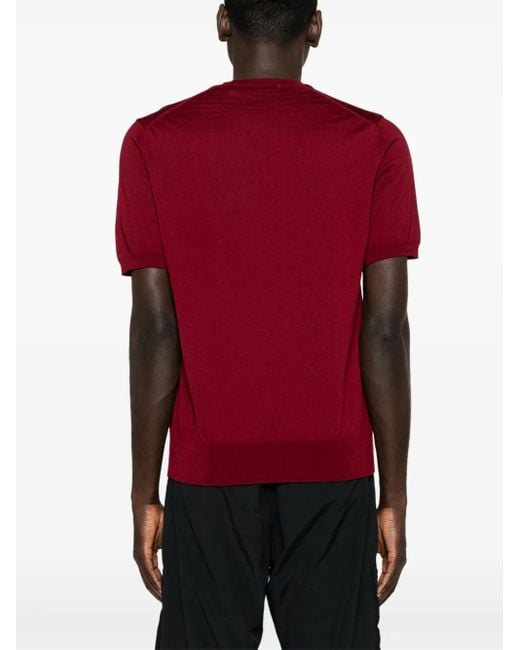 COMME DES GARÇONS PLAY Red Heart-Patch Wool Jumper
