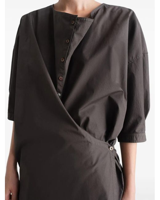 Lemaire ツイスト シャツ Black