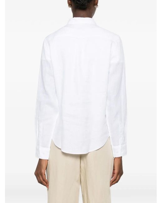 Gant White Long-Sleeve Shirt