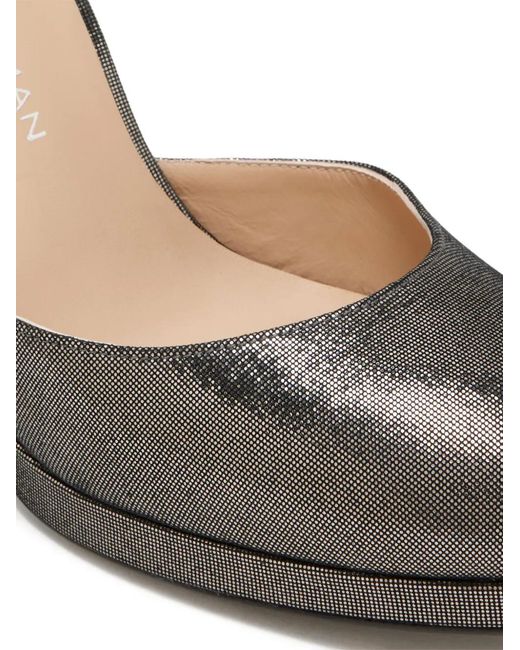 Stuart Weitzman Gray Sandalen Mit Plateau