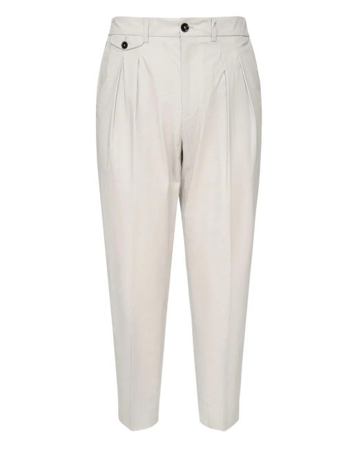 BE ABLE Eduard Plooibroek Met Elastische Taille in het White voor heren