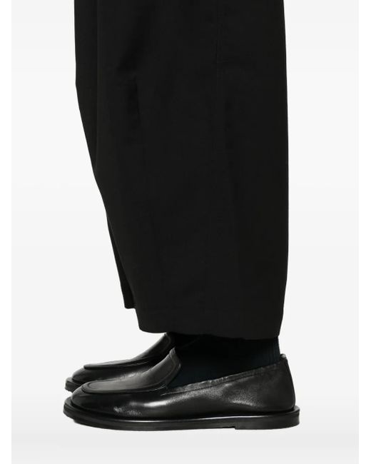 JOE CHIA Black Cloudfold Trousers for men