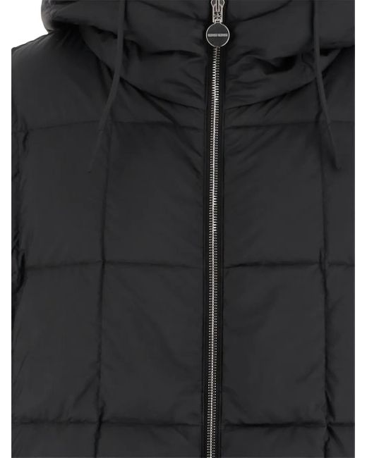 Ienki Ienki Black Cozy Arco Hooded Quilted Vest