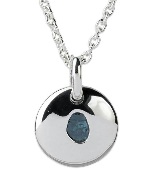 Parts Of 4 White Disk Diamond Necklace