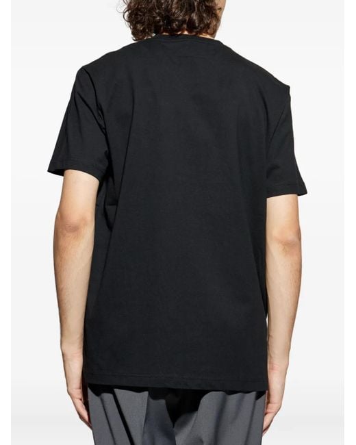 Iceberg Black Logo-Print T-Shirt for men