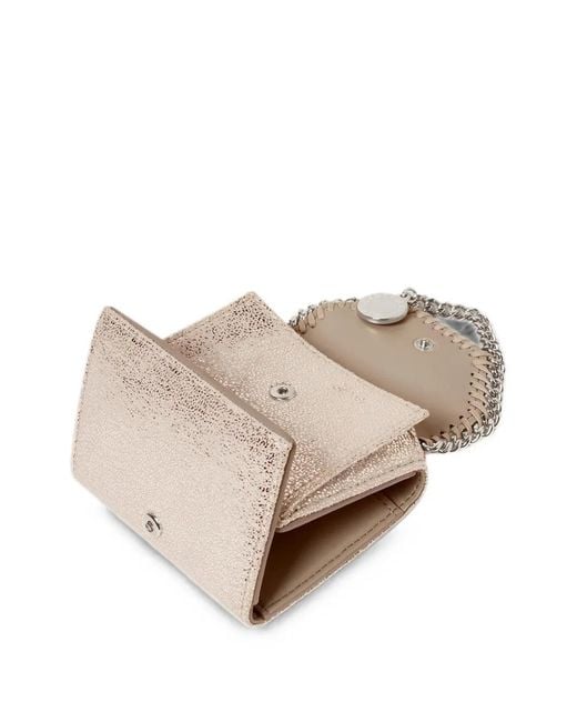 Stella McCartney Natural Falabella Trifold Wallet