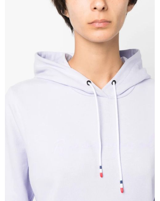 Rossignol Blue Logo-Print Cotton Hoodie