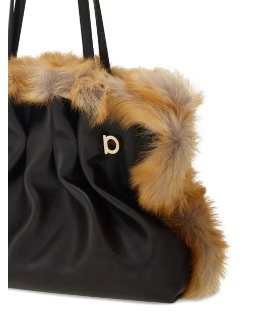 Borsa A Spalla Soft Media di Ferragamo in Black