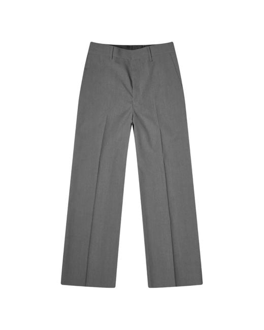 Givenchy Gray Extra Wide-Leg Trousers