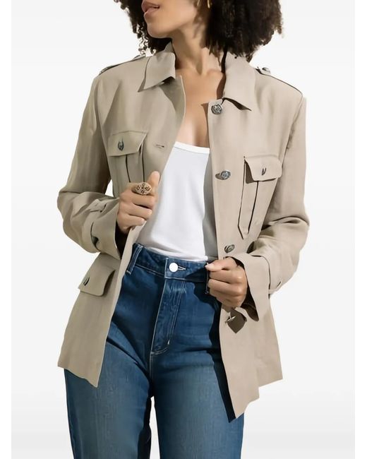 Antonelli Natural Eve Button-Up Jacket