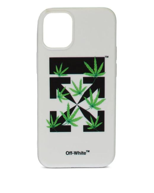 Off-White c/o Virgil Abloh Gray Printed Iphone 12 Mini Case for men