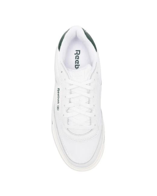Reebok White Logo-Detail Sneakers for men