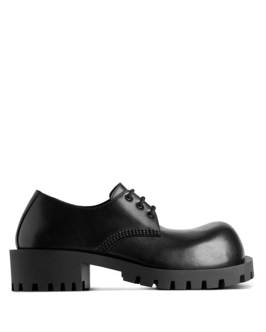 Balenciaga Hummer Derby Shoes in Black for Men | Lyst