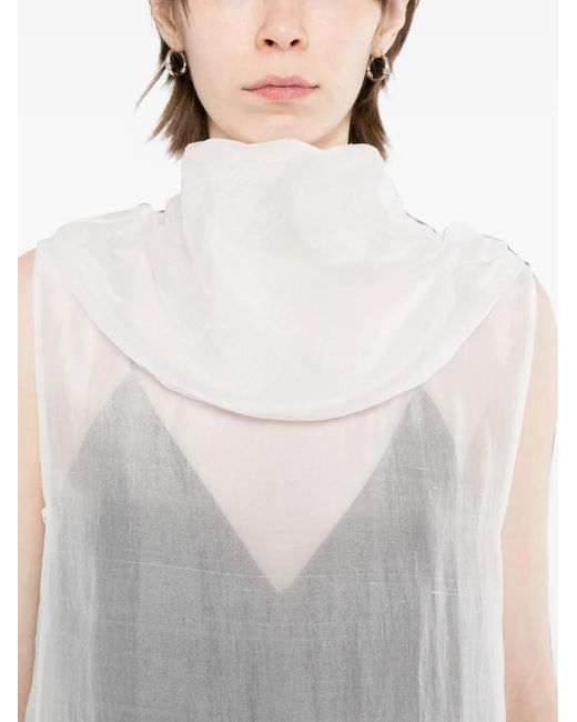 Khaite White Elva Dress