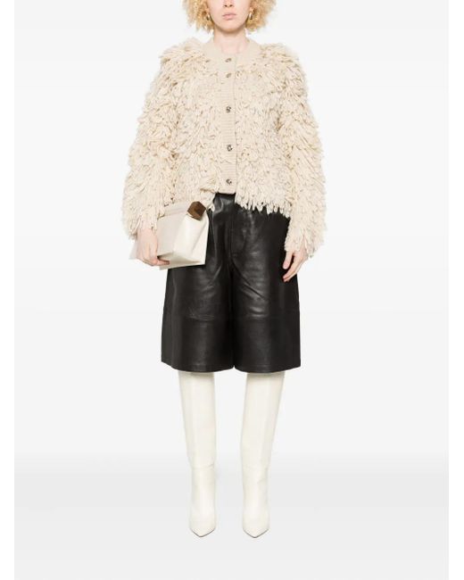 Liu Jo Natural Fringed Jacket