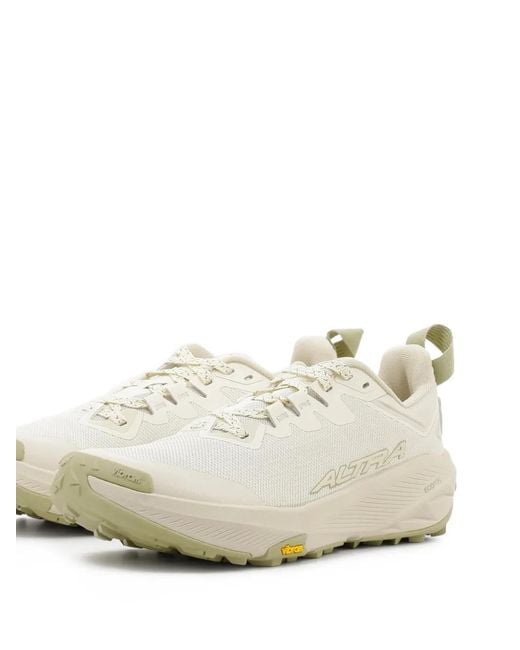 Altra White Experience Wild 3 Panelled Mesh Sneakers