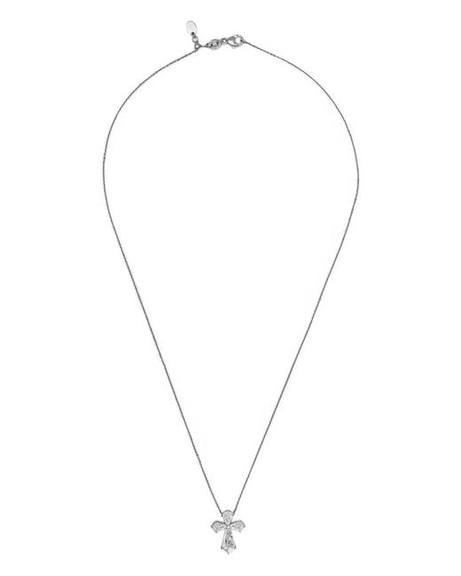 Jewels Aficionado Metallic Platinum Diamond Necklace