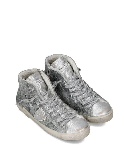 Philippe Model Gray Prsx Sneakers