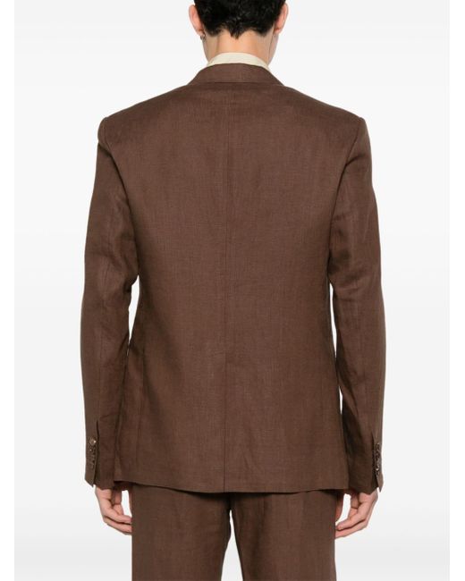 Blazer à simple boutonnage Dolce & Gabbana pour homme en coloris Brown