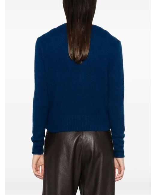 Dorothee Schumacher Blue V-Neck Button-Fastening Cardigan