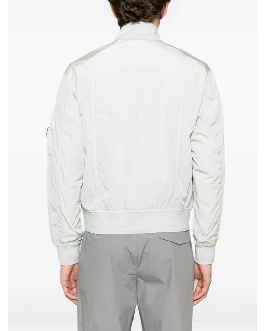C P Company White C.P. Company Chrome-R Jacket for men