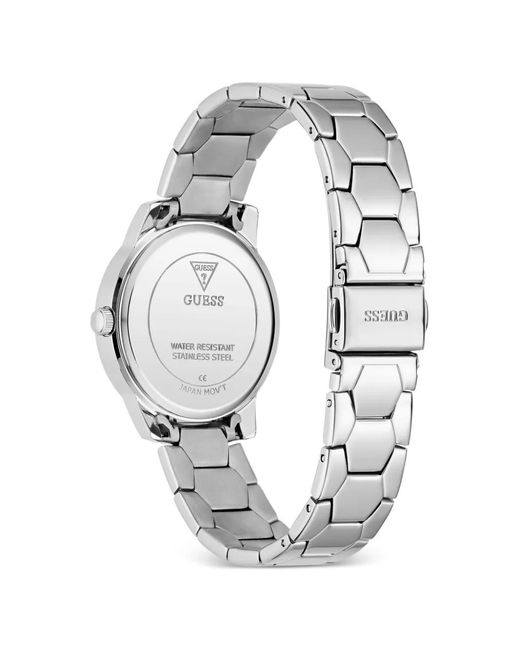 Guess Blue Round-Case 34Mm Watch