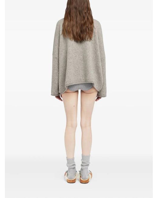 Alanui Geribbelde Polotop in het Gray
