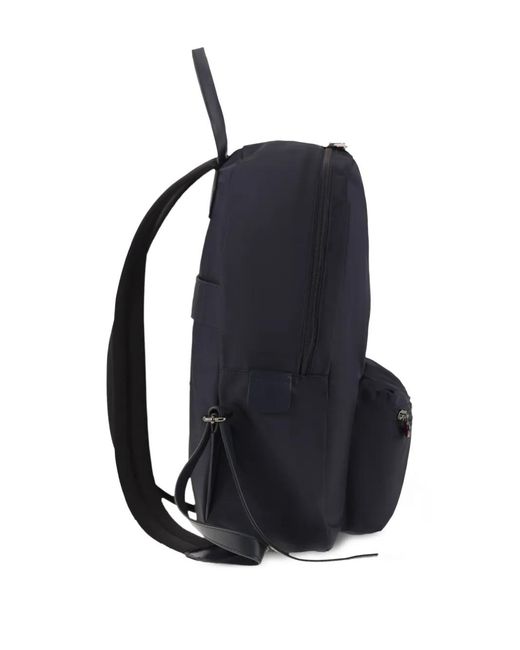 Zaino Con Logo E Zip di Kiton in Blue da Uomo