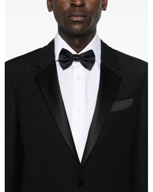 Gabriela Hearst Black Nicolson Single-Breasted Blazer for men