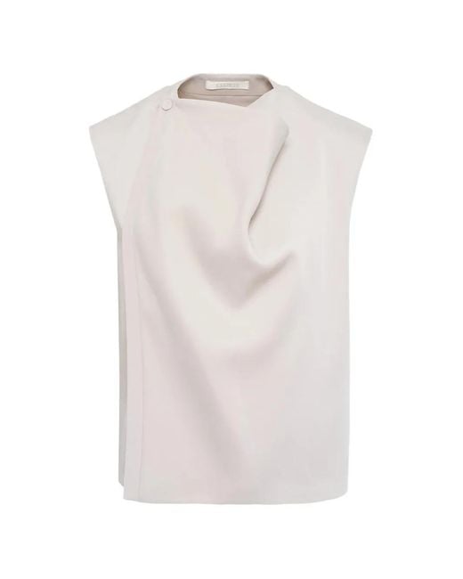 Club21 White Noelle Draped Top